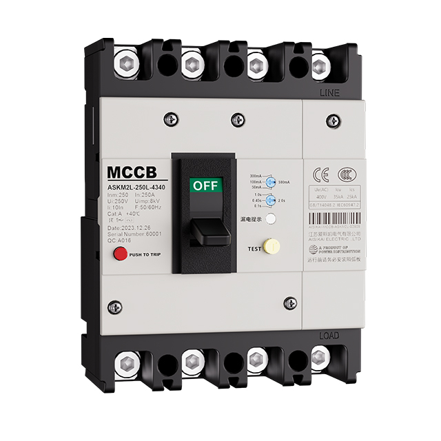 ASKM2L Series Leakage Protection Molded Case Circuit Breaker